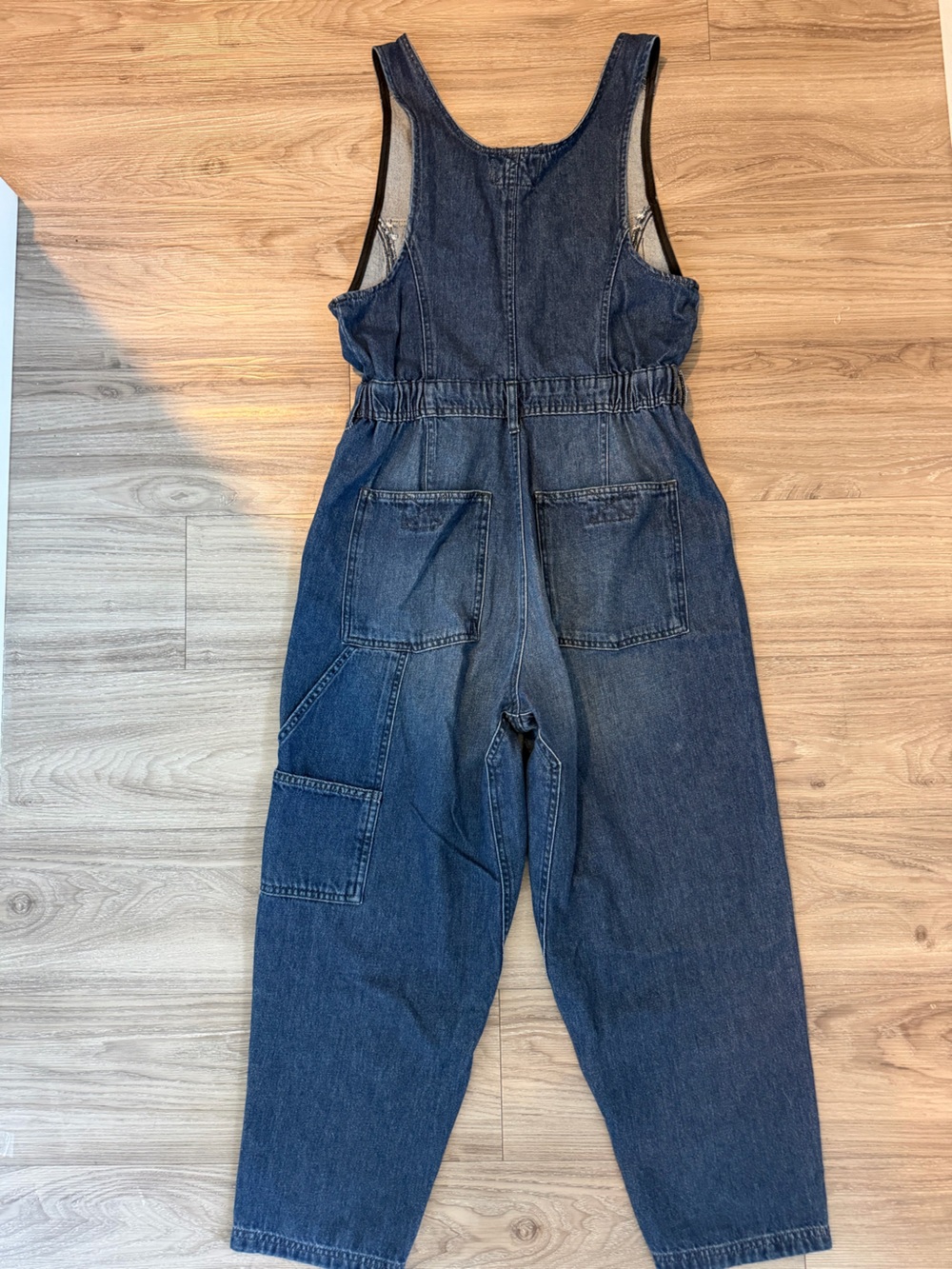 We The Free Dark Blue Denim Jumpsuit Romper